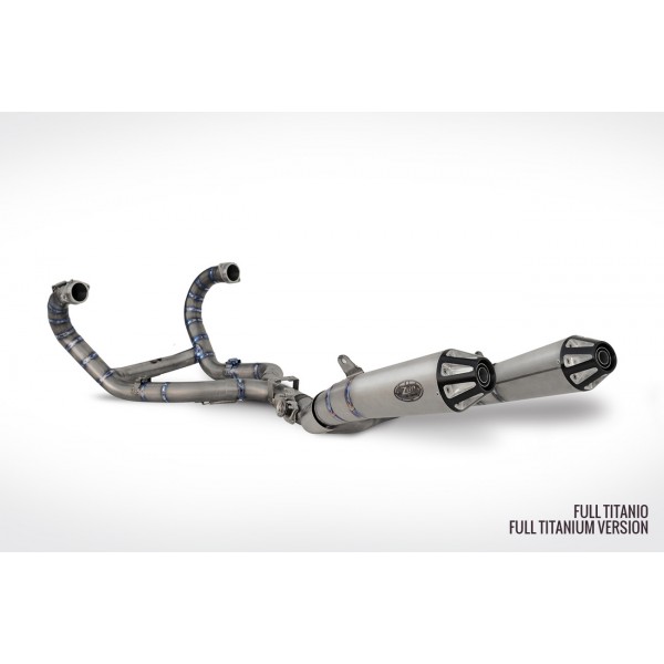 ZARD RACING STAINLESS STEEL HEADERS KIT EXHAUST FOR BMW R NINE T 1200 2017-2020 PART # ZBW526S40R-W