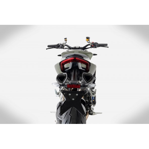 ZARD RACING FULL KIT EXHAUST FOR DUCATI STREETFIGHTER V2 2022-2023 PART # ZDU006S00TCR