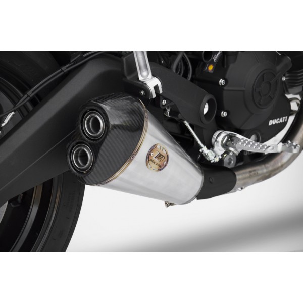 ZARD HOMOLOGATED SLIP-ON EXHAUST FOR DUCATI MONSTER 797 2017-2019 PART # ZDU787S10SCO ZARD HOMOLOGATED SLIP-ON EXHAUST FOR DUCATI MONSTER 797 2017-2019 PART # ZDU787S10SCO