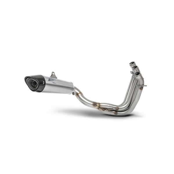 ZARD RACING TITANIUM FULL KIT EXHAUST FOR TRIUMPH TRIDENT 660 2021-2023 PART # ZTP096S00TCR