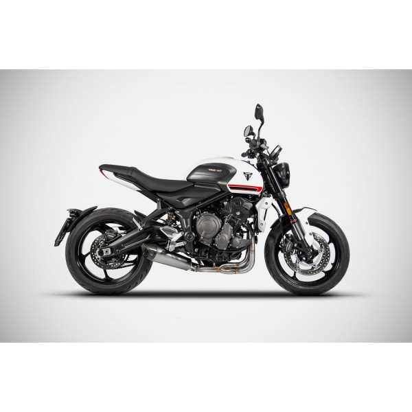 ZARD RACING TITANIUM FULL KIT EXHAUST FOR TRIUMPH TRIDENT 660 2021-2023 PART # ZTP096S00TCR