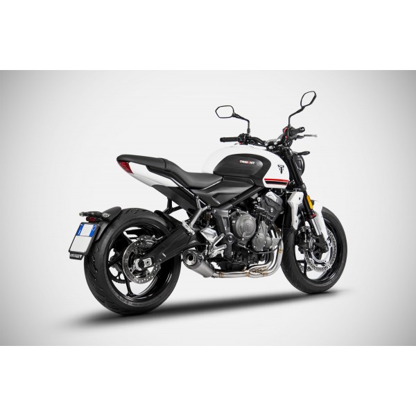 ZARD RACING TITANIUM FULL KIT EXHAUST FOR TRIUMPH TRIDENT 660 2021-2023 PART # ZTP096S00TCR
