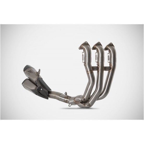 ZARD RACING HEADERS KIT EXHAUST FOR TRIUMPH SPEED TRIPLE 1200 RS/RR 2021-2023 PART # ZTP099S40R