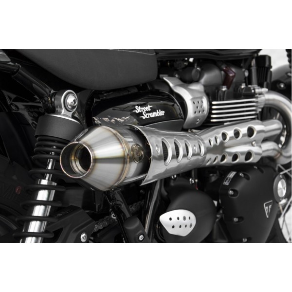 ZARD CONICAL HIGH MOUNTED FULL KIT FOR TRIUMPH SCRAMBLER 900 2021-2023 PART # ZTP085S00SSR