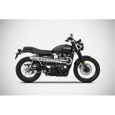 ZARD CONICAL HIGH MOUNTED FULL KIT FOR TRIUMPH SCRAMBLER 900 2021-2023 PART # ZTP085S00SSR