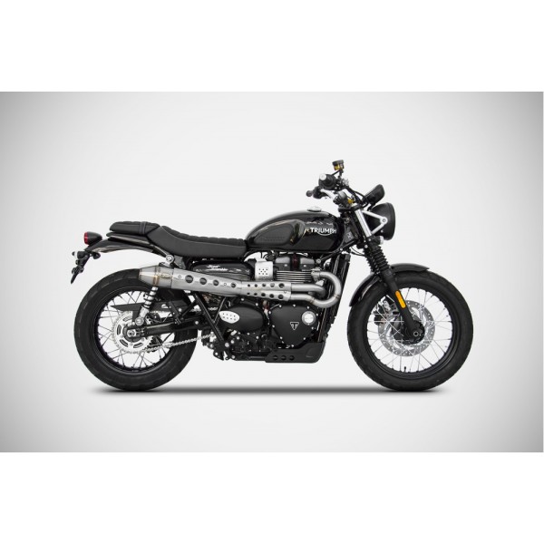 ZARD CONICAL HIGH MOUNTED FULL KIT FOR TRIUMPH SCRAMBLER 900 2021-2023 PART # ZTP085S00SSR