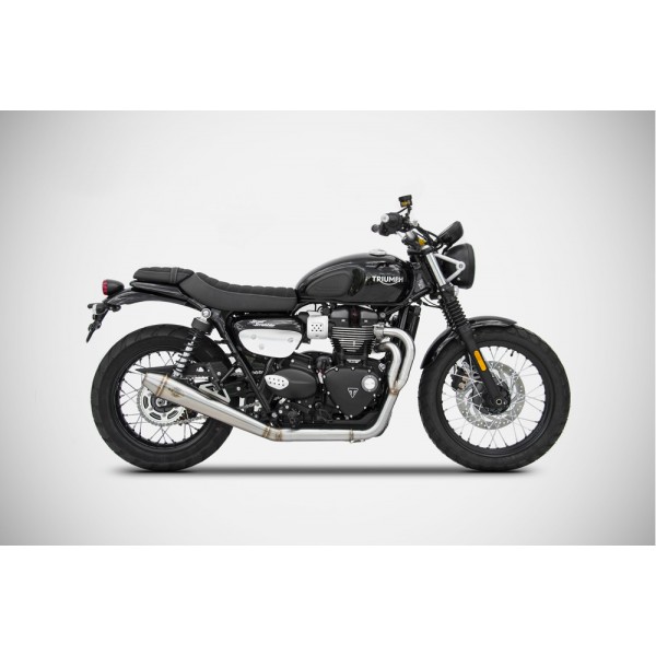 ZARD CONICAL LOW MOUNTED FOR TRIUMPH SCRAMBLER 900 2021-2023 PART # ZTP078S00SSR