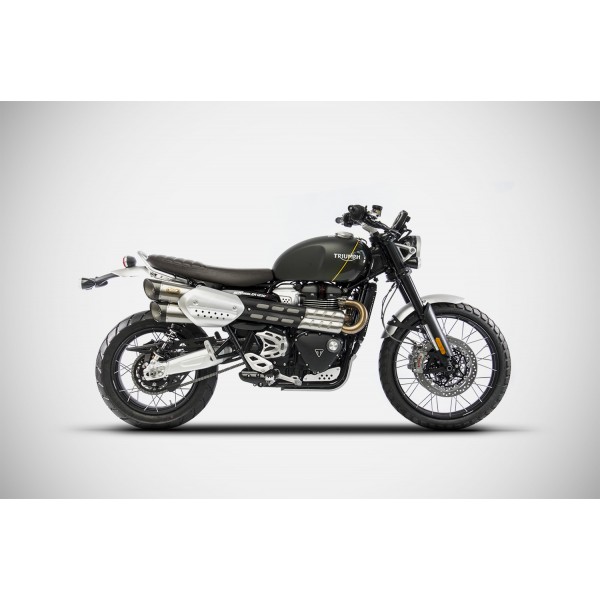 ZARD SLIP-ON FOR TRIUMPH SCRAMBLER 1200 19-21 PART # ZTP091S10SSR
