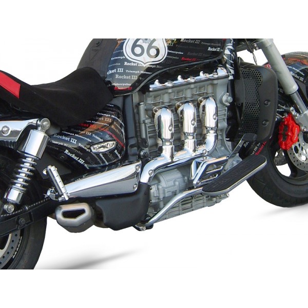 ZARD SLIP-ON PENTA FOR TRIUMPH ROCKET III NO ABS 06-17 PART # ZTP037S10ASO