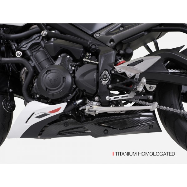 ZARD STAINLESS STEEL FULL KIT FOR TRIUMPH STREET TRIPLE 765 RS 2023-2024 PART # ZTP103S00SCR