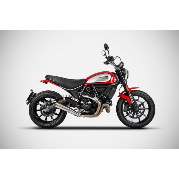ZARD ZUMA SLIP-ON FOR DUCATI SCRAMBLER 800 21-23 PART # ZDU796S10SBR