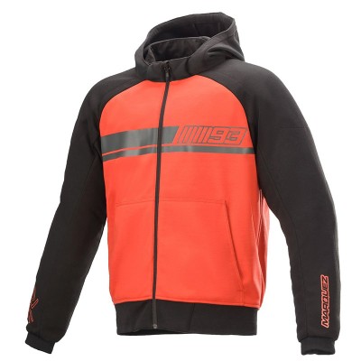 ALPINESTARS ARAGON HOODIE RED BLACK JACKET