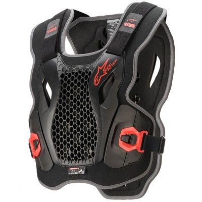 ALPINESTARS BIONIC ACTION HARNESS BLACK RED PROTECTORS