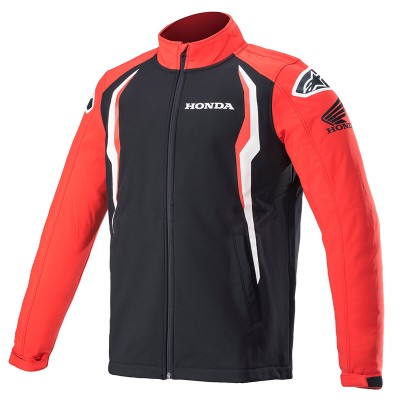 ALPINESTARS HONDA SOFTSHELL RED BLACK JACKET