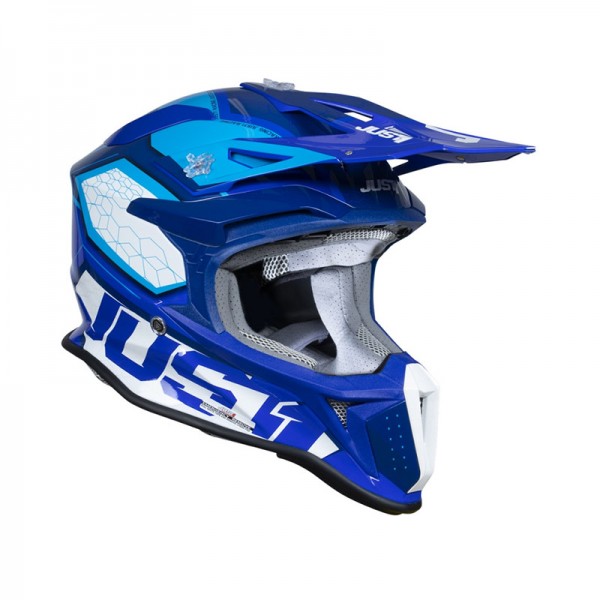 JUST-1 J18-F HEXA BLUE HELMET