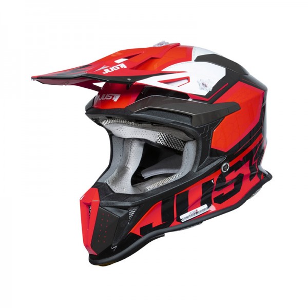JUST-1 J18-F HEXA RED HELMET