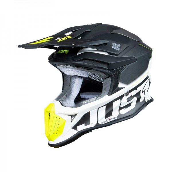 JUST-1 J18-F HEXA YELLOW BLACK HELMET