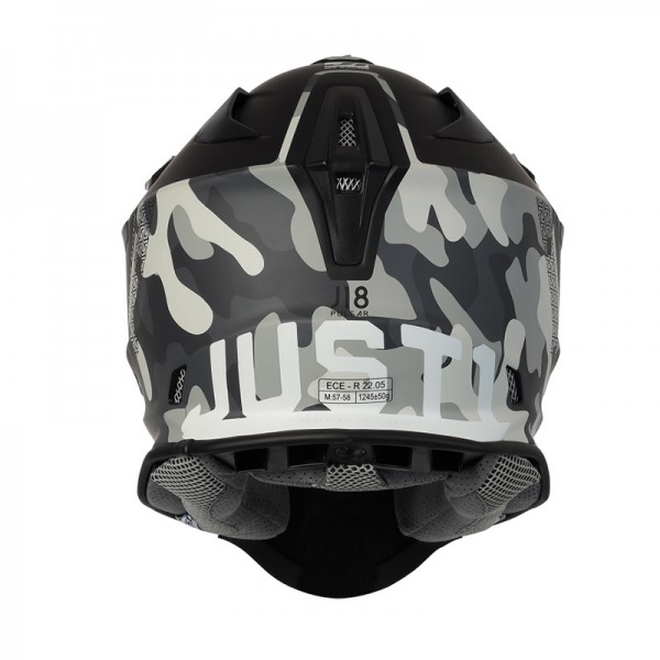 JUST-1 J18 MIPS PULSAR CAMO BLACK MATT HELMET