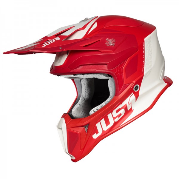 JUST-1 J18 MIPS PULSAR RED WHITE MATT HELMET