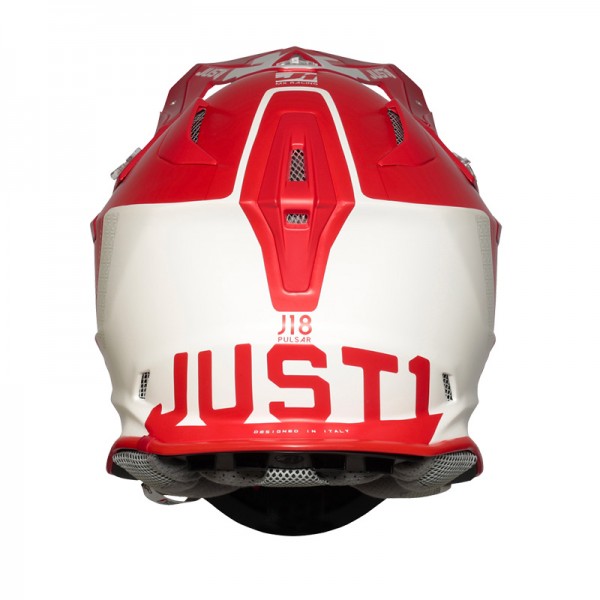 JUST-1 J18 MIPS PULSAR RED WHITE MATT HELMET