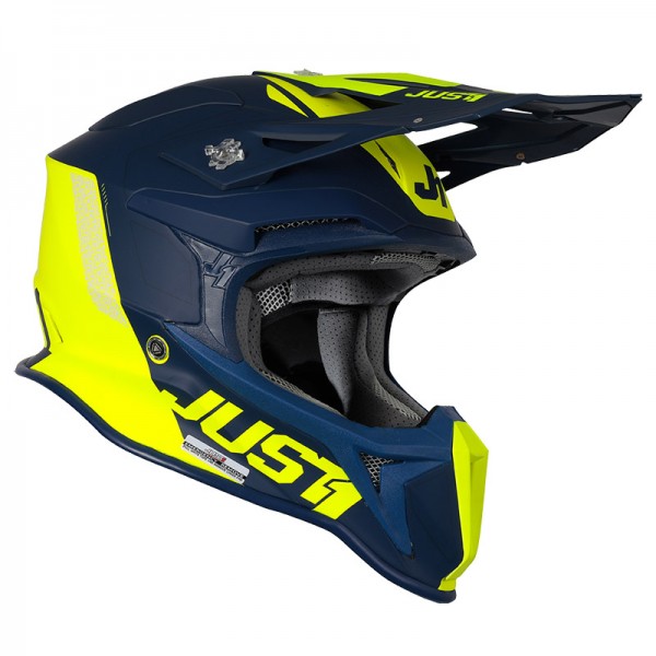 JUST-1 J18 MIPS PULSAR YELLOW FLUO MATT HELMET