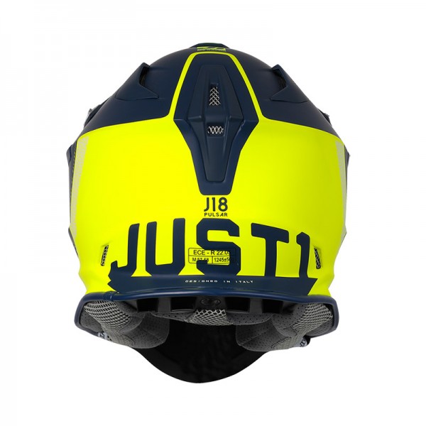 JUST-1 J18 MIPS PULSAR YELLOW FLUO MATT HELMET