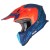 JUST-1 J18 VERTIGO BLUE WHITE ORANGE HELMET