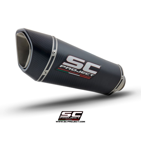 SC-Project Full Exhaust System 4-1 With SC1-R Muffle Carbon Fiber With Carbon Fiber End Cap For Honda CBR650R 2019-2020 Part # H31-C90C