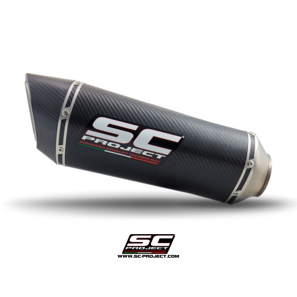 SC-Project Full Exhaust System 4-1 With SC1-R Muffle Carbon Fiber With Carbon Fiber End Cap For Honda CBR650R 2019-2020 Part # H31-C90C