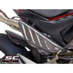 SC-Project S1-GP Mufflers Titanium With 4-2 Titanium Full System For Ducati Panigale V4 / V4 S Part # D26-TC43T