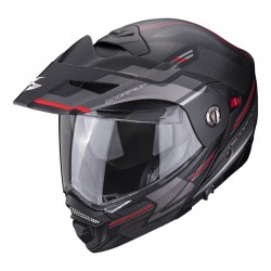 Scorpion Adx-2 Carrera Modular Black Red Helmet