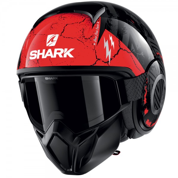 Shark Street-Drak Crower Black Anthracite Red Helmet