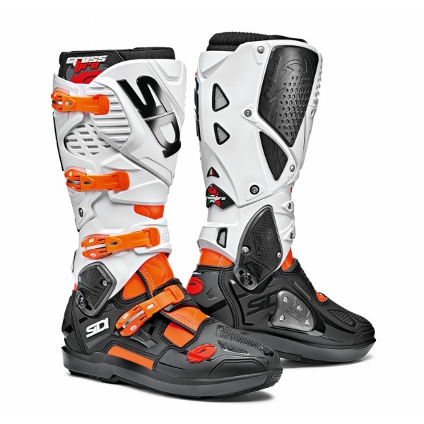 SIDI Crossfire 3 SRS OffRoad Orange Fluo Black White Boots