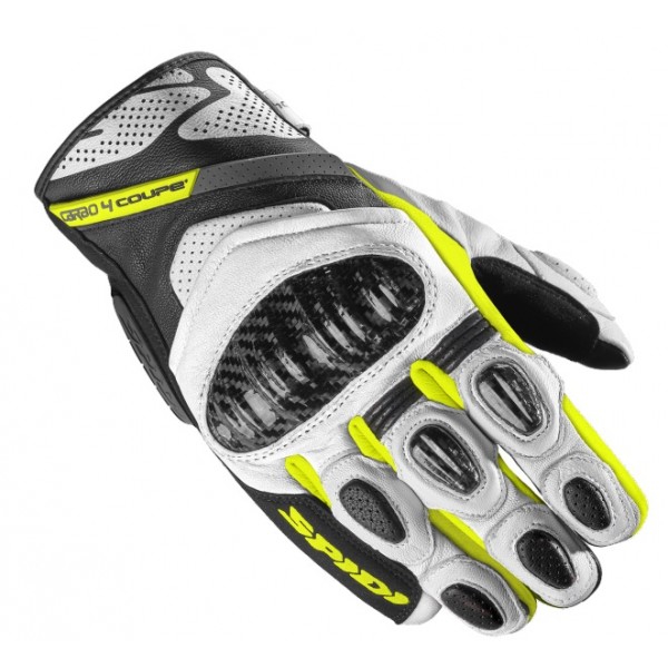 Spidi Carbo 4 Coupe' Black Fluo Yellow Gloves