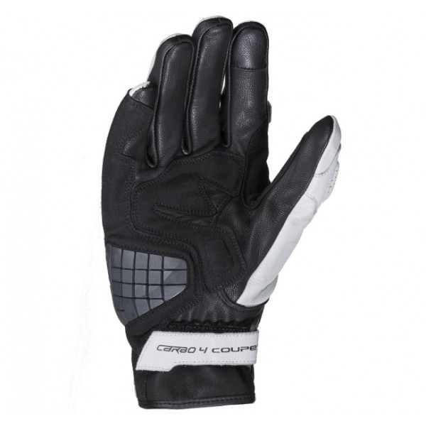 Spidi Carbo 4 Coupe' Black White Gloves