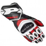 Spidi Carbo 7 Leather Red Gloves