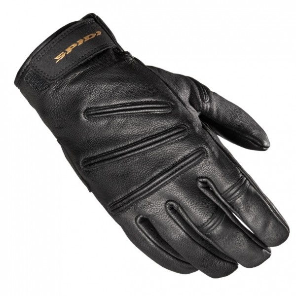 Spidi Old Glory Black Leather Gloves