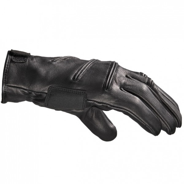 Spidi Old Glory Black Leather Gloves