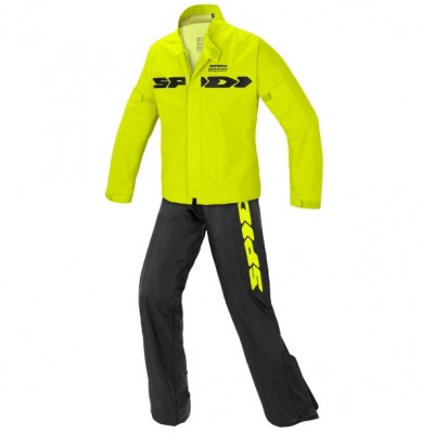 Spidi Sport Rain Kit Yellow Fluo Rainwear Suit Spidi Sport Rain Kit Yellow Fluo Rainwear Suit