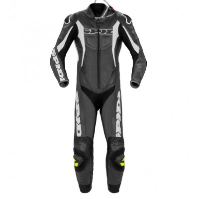 Spidi Sport Warrior Perforated Pro Leather Black White Suit