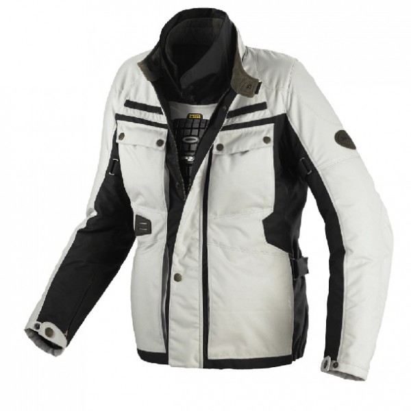 Spidi Worker Tex H2Out Ivory Black Jacket