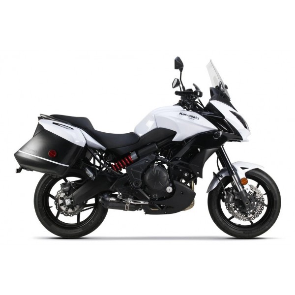 Two Brothers Racing S1R Black Aluminum Full Exhaust System For Kawasaki Versys 650 Part # 005-4460106-S1B
