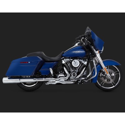 Vance & Hines Hi-Output Slip-ons Chrome Exhaust For Harley Davidson Touring 2017 Part # 16463