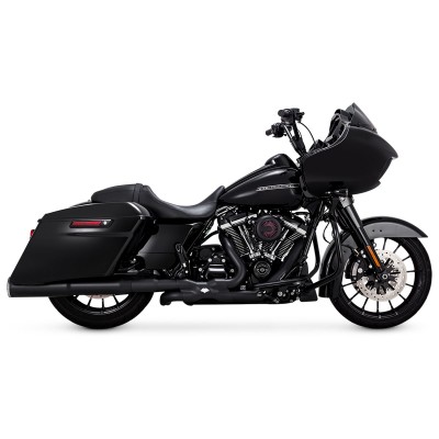 Vance & Hines Hi-Output Slip-ons Black Exhaust For Harley Davidson Touring 2017 Part # 46463