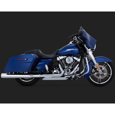 Vance & Hines Monster Round Slip-ons Chrome Exhaust For Harley Davidson Touring 2017 Part # 16780