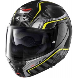 X-lite X-1005 Ultra Carbon Cheyenne N-com 18  Black Yellow Carbon Helmet