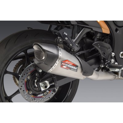 Yoshimura AT2 Stainless Full Exhaust With Stainless Muffler For Suzuki Hayabusa 2021 Part # 11211AP520